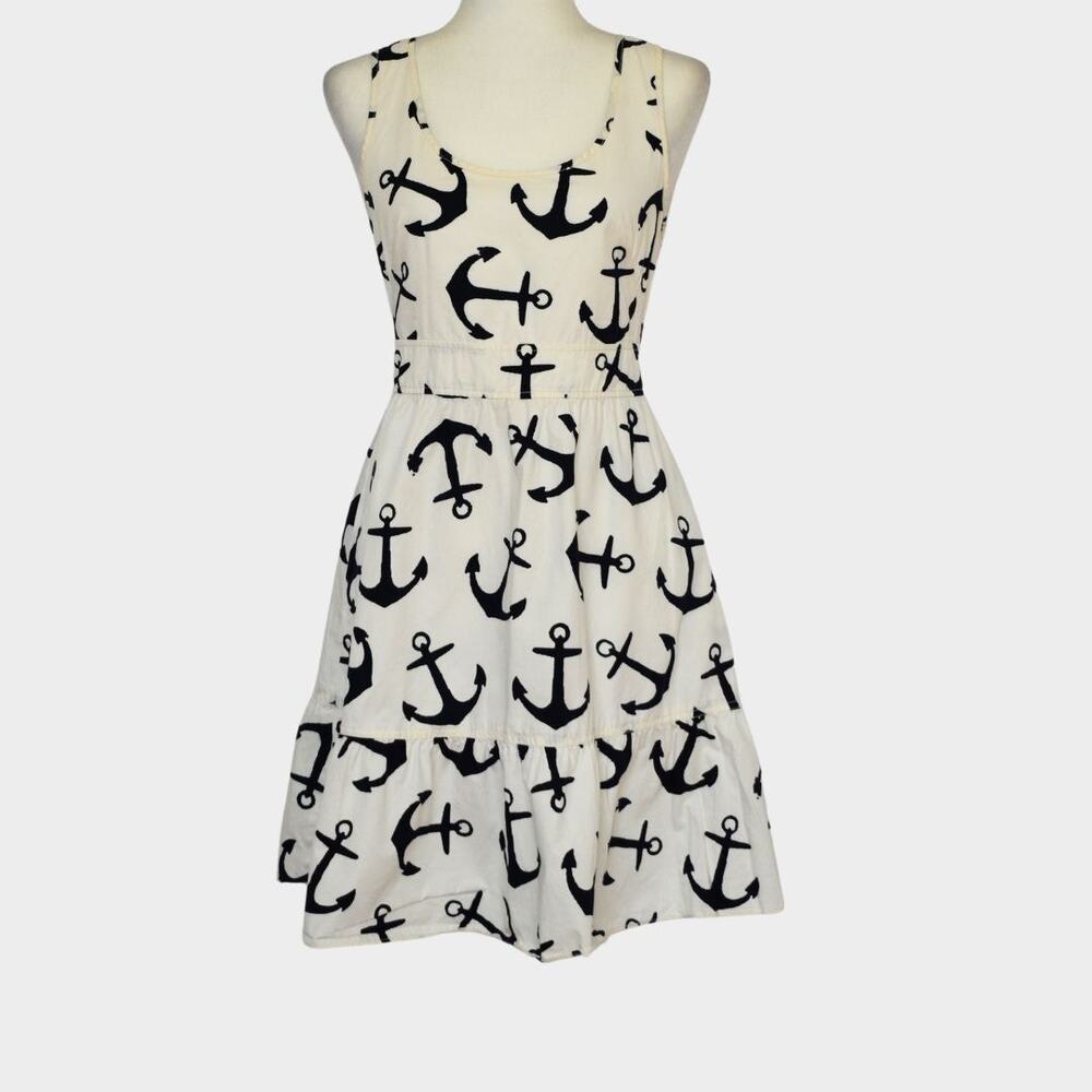 J.CREW Women's Cotton Anchor Print Mini Dress Size 4